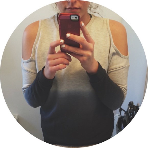 Forever 21 cut out ombré sweater