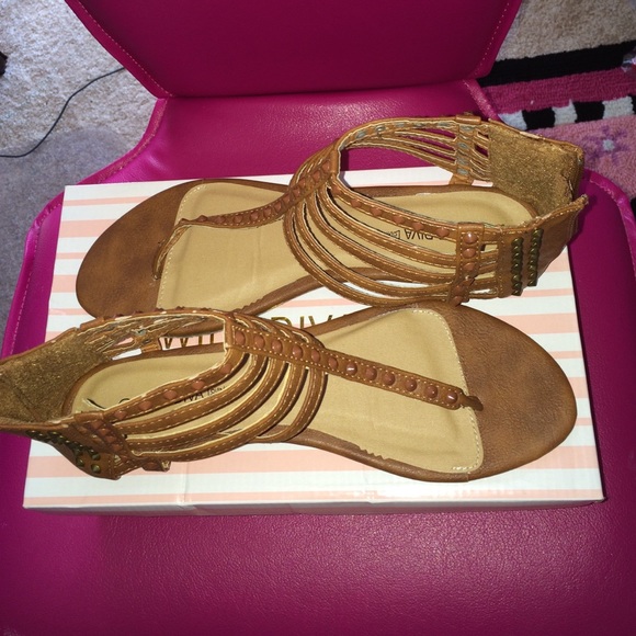 Wild Diva Cognac Sandal