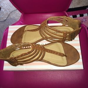 Wild Diva Cognac Sandal