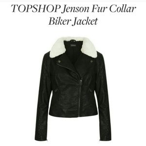 TOPSHOP BIKER LTHR JACKET