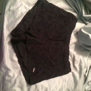 Navy Hollister high waisted shorts size medium