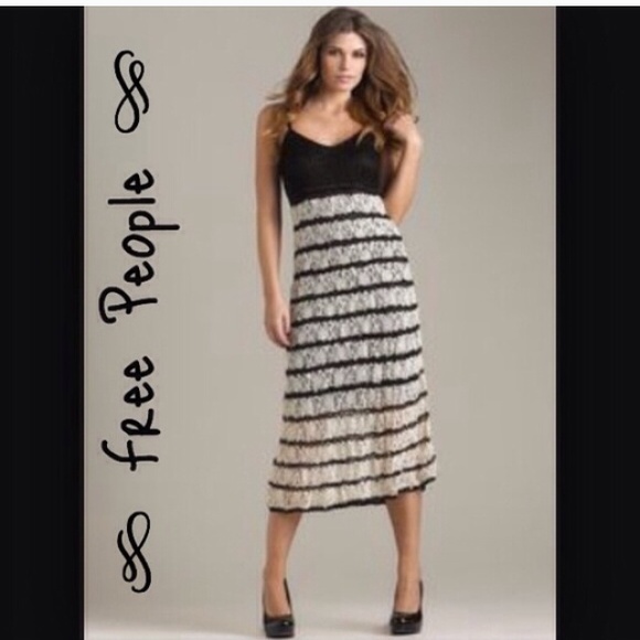 Free People Dresses & Skirts - 💥Fllash sale💥Free People Crochet and Lace Maxi