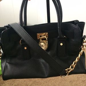 Black Hamilton Medium Michael Kors