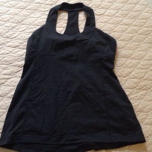 Lululemon black scoop neck tank top