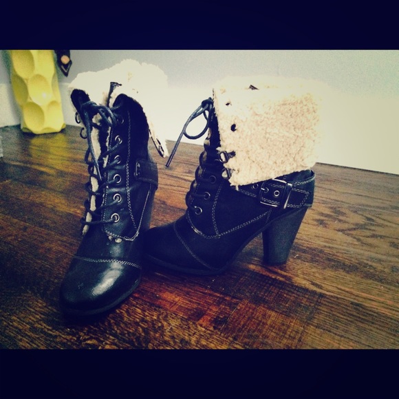 Nine West fur lined boots