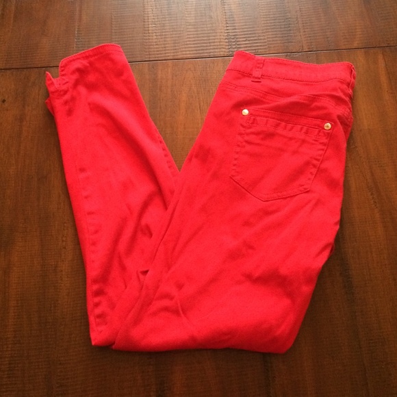 Red Capri Pants