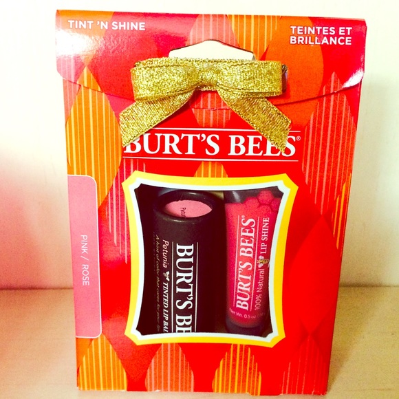 Burt's Bees lip balm & lip shine.