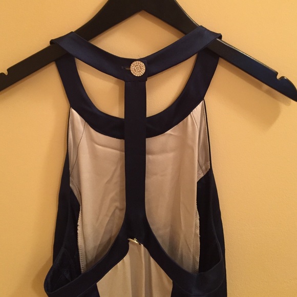 Debra Rodman blue and silver wetsuit dress - Picture 3 of 4