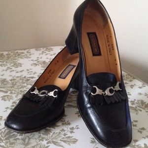 Coach high heel loafer