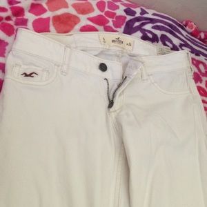 White Hollister jeggings