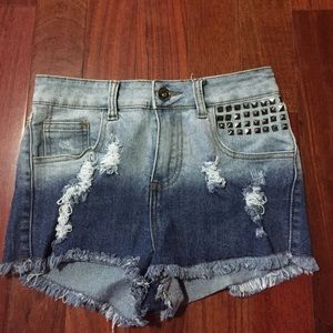High waisted shorts