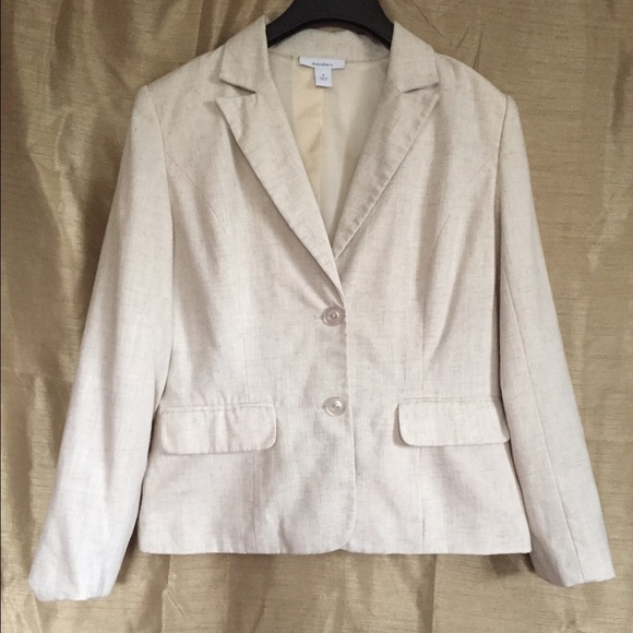 Size 8 DressBarn Beige Blazer