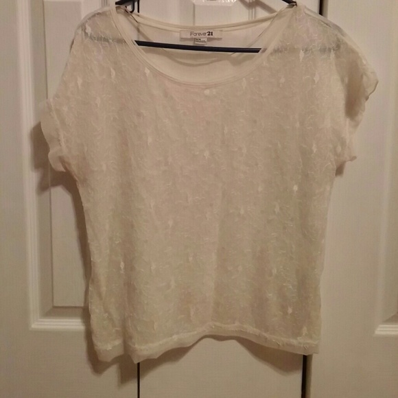 White lacey shirt