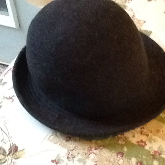 A soft dark gray hat
