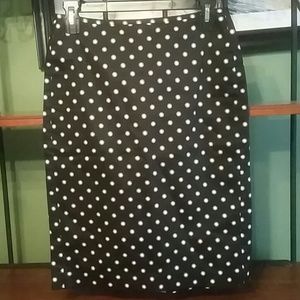 Bundle..... Stylish skirt dots & black skirt