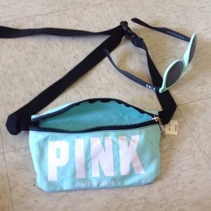 Pink by VS Fanny pack and sunglasses!