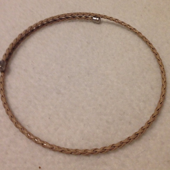 Lia Sophia leather necklace