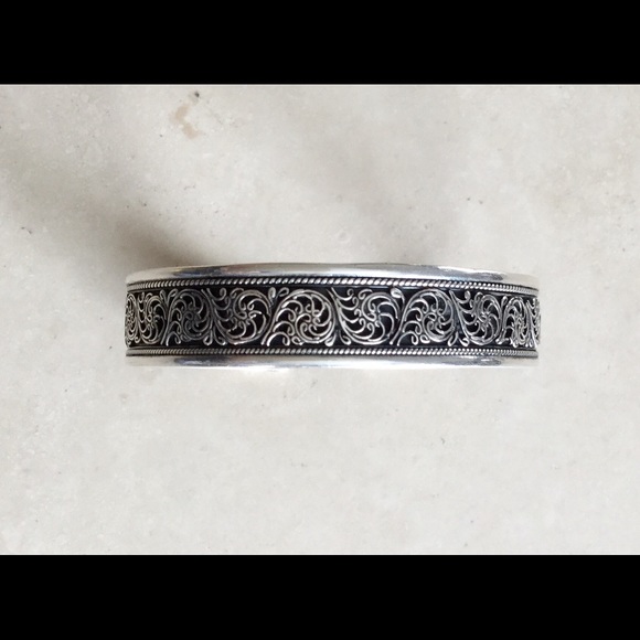 Sterling Silver Filigree Bracelet - Picture 1 of 2