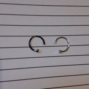 Hoop nose rings