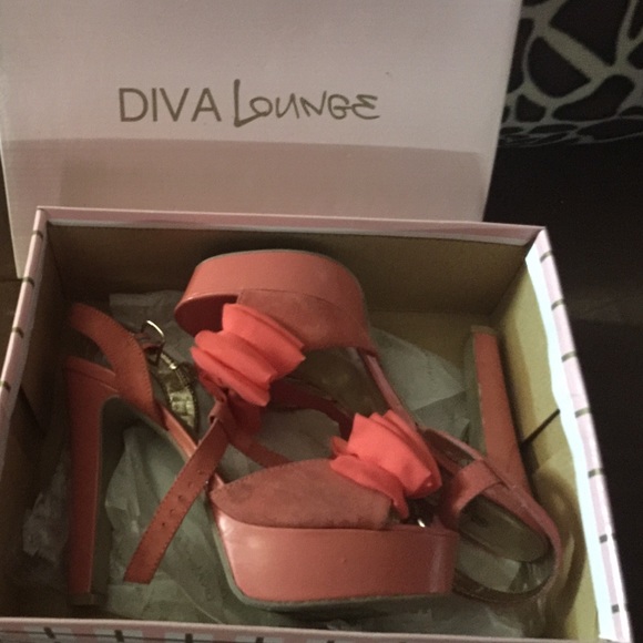 Coral heels