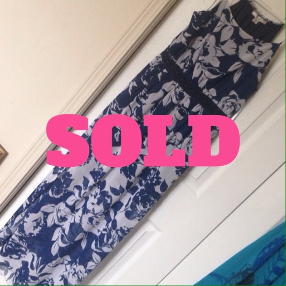 SOLD. NWT halter maxi dress by Papaya.