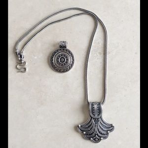 Unusual Sterling Silver Necklace