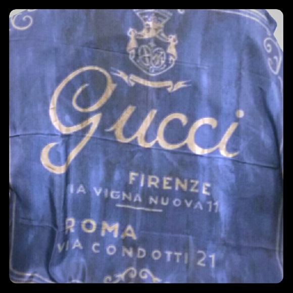Rare Gucci firenze 100% sik scarf