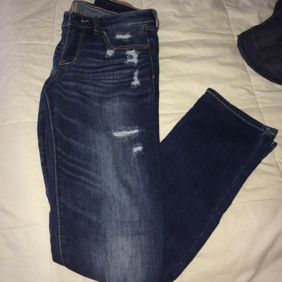Abercrombie & Fitch destroyed skinny jeans - Picture 1 of 4