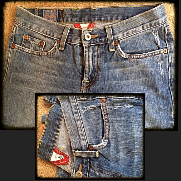 Lucky distressed, boot-cut jeans - Picture 3 of 6