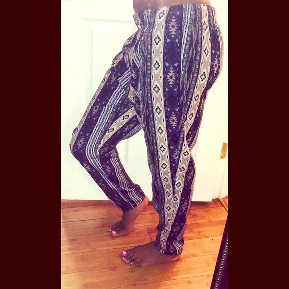 Aztec Patterned Chinos