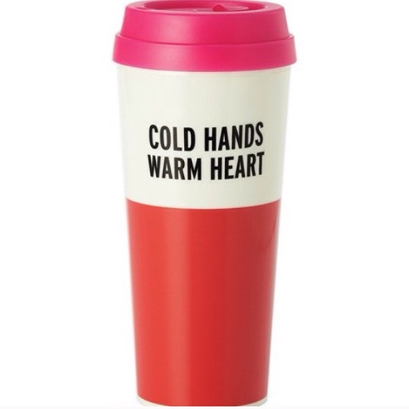 kate spade Accessories - Kate Spade Cold Hand Warm Heart Thermal Mug