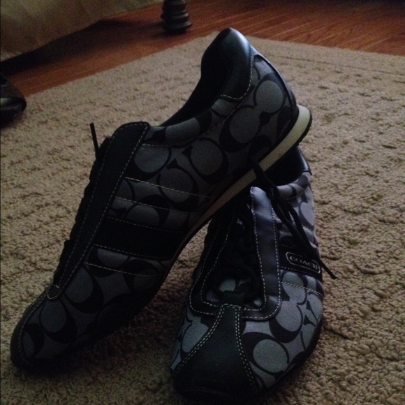 Coach tennis shoes.