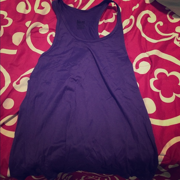 Purple nike dri-fit top