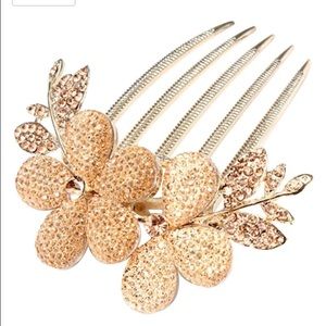 Brand new Hair Flower Clip Comb-Champagne