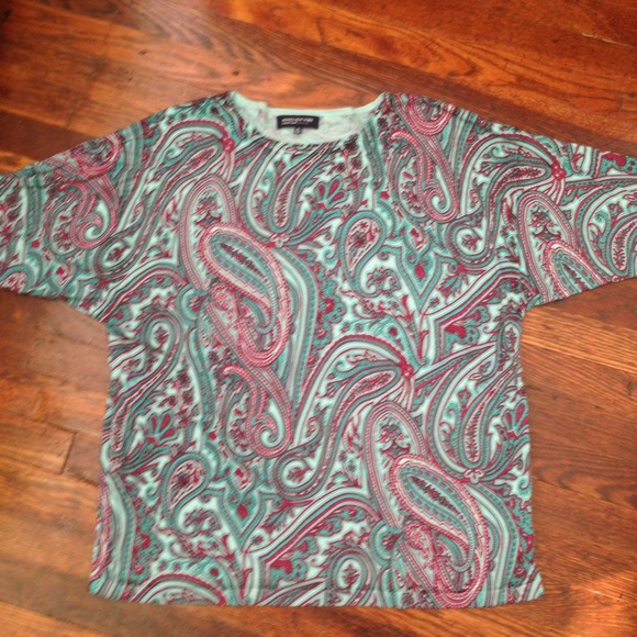 Paisley 3X Cotton Shirt
