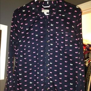 Merona Whale Button-Up