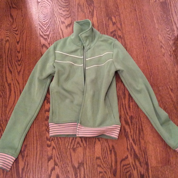 Abercrombie & Fitch Apple Green /Pink Track Jacket