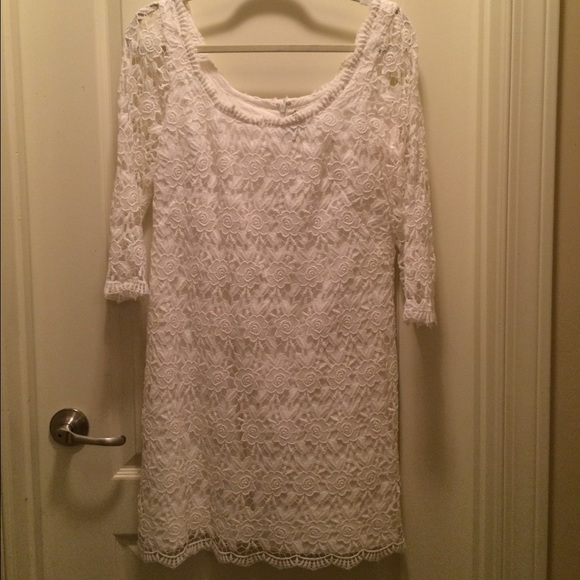 WHBM Flower Crochet Dress size 10