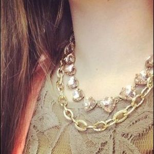 Stella & Dot Christina Link Necklace in gold