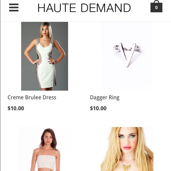 EVERYTHING ON SALE FOR $10 at HAUTEDEMAND.COM!!!!