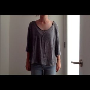 Loose gray Brandy Melville top
