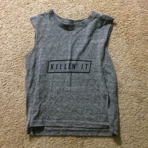"killin'it" Brandy Melville Crop Tank