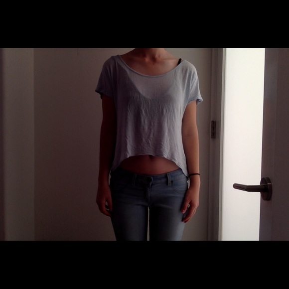 Light blue Brandy Melville top