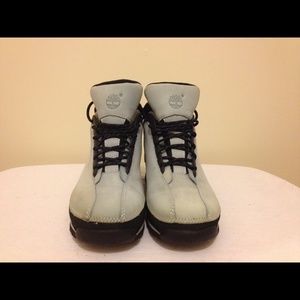 Timberland Blue Leather Suede Boots Size 7M