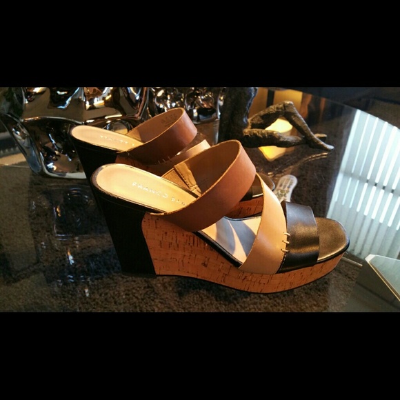 $1.99 SHIPPING!!! FRANCO SARTO WEDGES