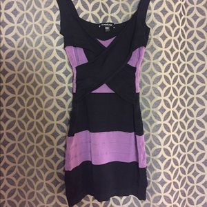 Small Black and Purple Bebe Dress