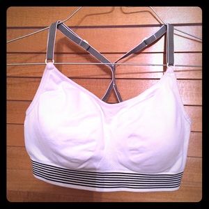 Victoria's Secret white sports bra