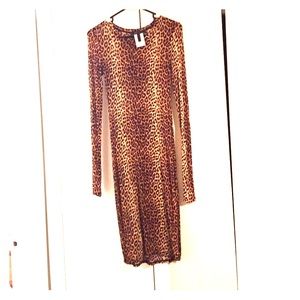 Leopard print dress from BCBG Max Azria.