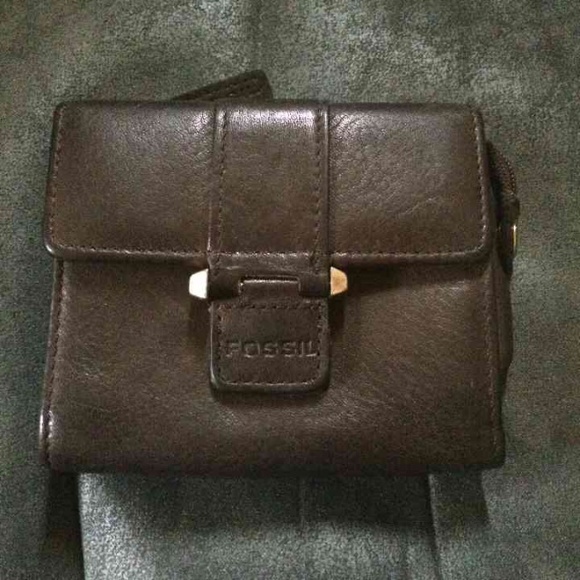 Fossil leather wallet