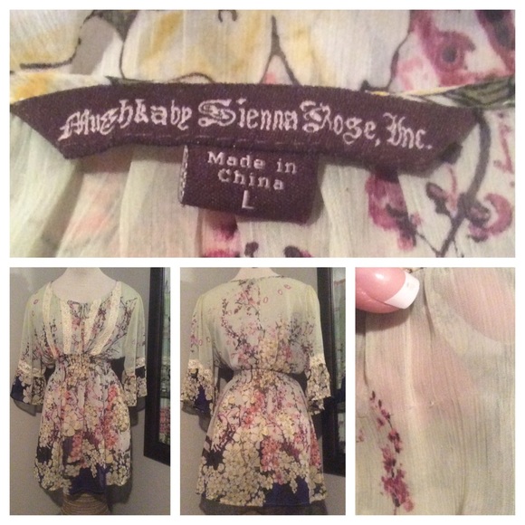 For @alesig Floral sheer shirt